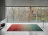 Gan Degrade Petrol-Wine Carpet