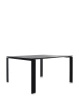 Four Square 128x128 cm Table Black Black
