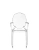 Louis Ghost Chair Black
