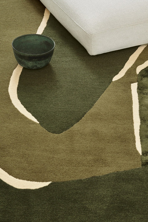 Toulemonde Bochart Muse Kaki Carpet