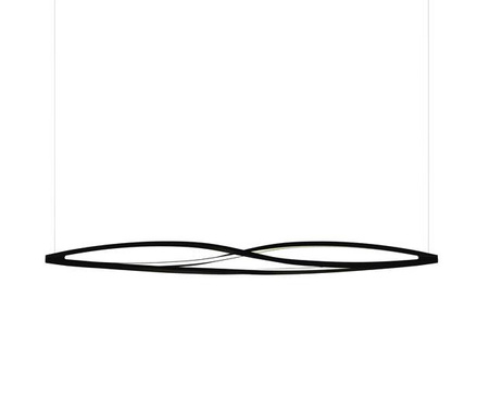 Lampa Wisząca Poziomo Nemo In The Wind 2700 K Czarny