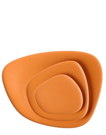 Namaste' Set of Plates Orange