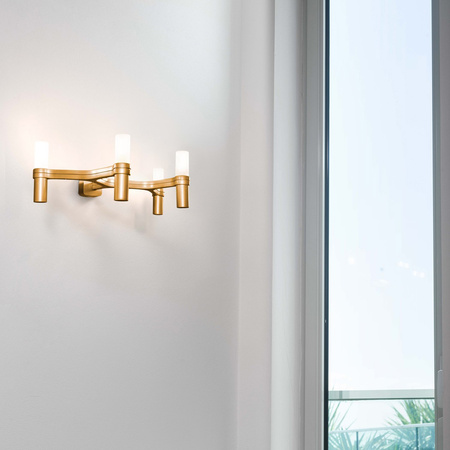 Lampa Ścienna Nemo Crown Wall 4 Złoty