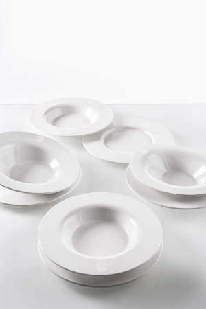 I.D. Ish By D'O Set of Soup Plates (4 pieces) White