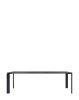  Four Rectangular 223x79 cm Black Black Table