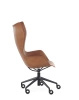 K-Wood Chair with Wheels Dark Wood Black FSC™