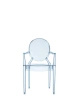 Loulou Ghost School Chair Blue