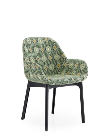 Clap Rubelli Armchair Black Green