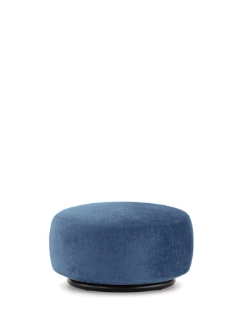 K-Waiting Chenille pouf Blue