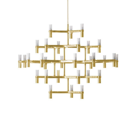 Lampa Wisząca Nemo Crown Major Złoty