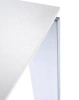 Four Square 128x128 cm Aluminum Table White