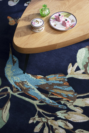 Wedgwood Home Hummingbird Navy rug 037818