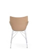 Q/Wood Basic Veneer Krzesło Jasne Drewno Chromowany FSC™