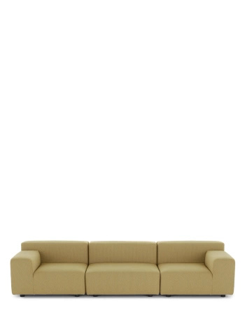 Plastics Outdoor Liberty 3 Seater Sofa Yellow