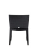 Mademoiselle Kravitz Black Raffia Fabric Woven Fabric Chair