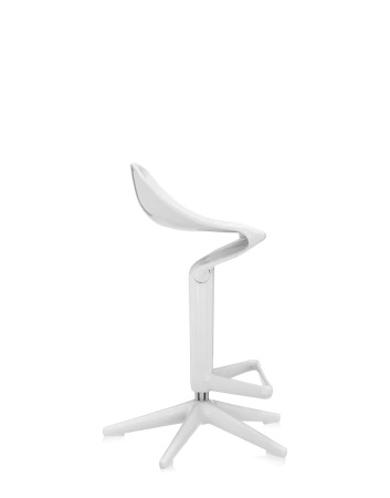 Spoon Bar Stool White