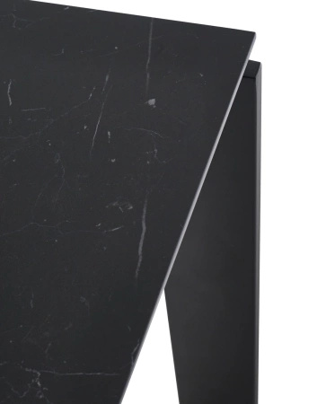  Four Ceramic 190x79 cm Black Marquina Table 