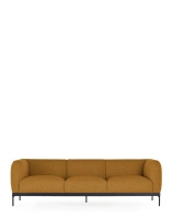 Asia Sofa Three-Seater (Bouclè) Mustard