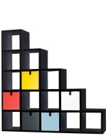 Polvara 3 Bookcase Black
