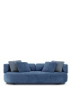 K-Waiting Chenille Sofa Blue