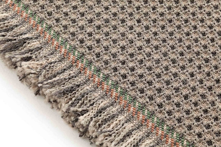 Gan Garden Layers Gofre Terracotta Carpet