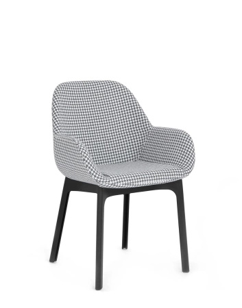 Clap Armchair Black Gray