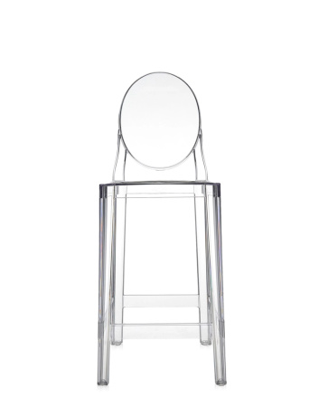 One More 65 cm Bar Chair Transparent