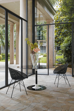 Thierry XXL Round Ø130 cm Table Black