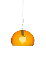 Small Fl/y Transparent Pendant Lamp Orange