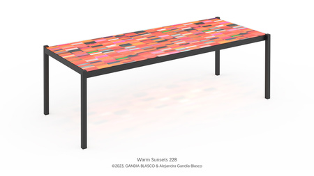 Stół Gandiablasco Iris Dining 228x98 cm