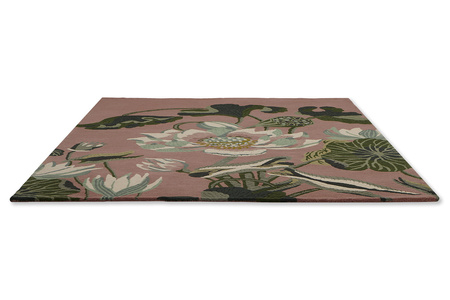 Wedgwood Waterlily Dusty Rose rug 038602
