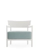 Cara Mat Outdoor Armchair White Green