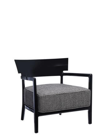 Cara Armchair Black-Beige