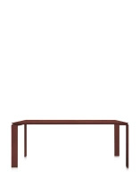 Four Large 190x90 cm Maroon Table