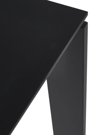 Four Large 190x90 cm Table Black