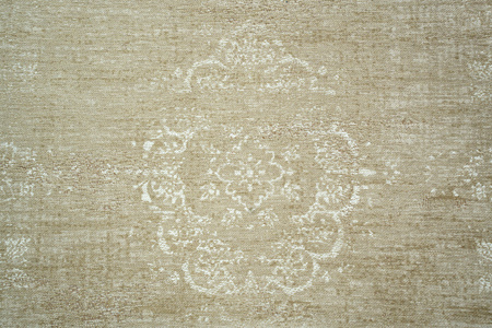 Louis de Poortere Fading World Medallion Milk Curry Carpet 9672