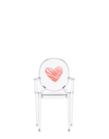 Loulou Ghost Special Edition Chair Transparent Heart