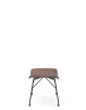 S/Wood Slatted Ash Footrest Dark Wood Black FSC™