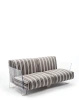 Pop Outdoor Two-Seater Stripes Sofa Taupe