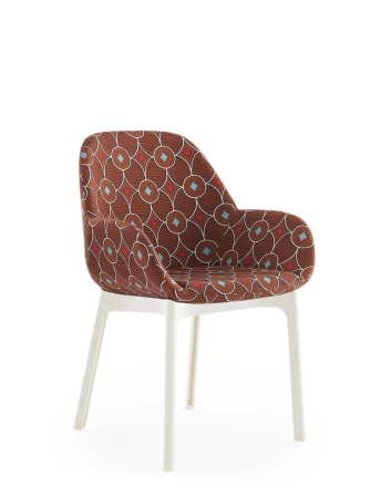 Clap Rubelli Armchair White Brown