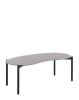 Undique Table Black Terrazzo Light Grey