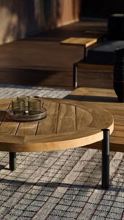 Gandiablasco Lademadera Round High Ø94 cm Coffee Table
