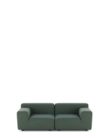 Plastics Outdoor Liberty 2 Seater Sofa Zielony