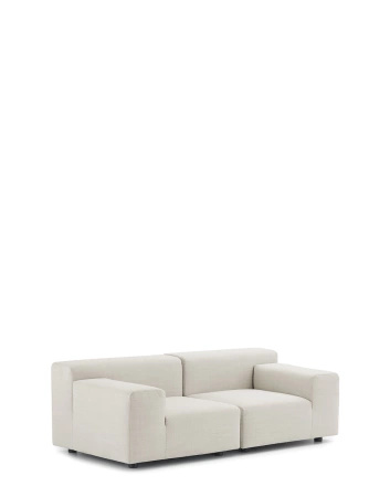 Plastics Outdoor Two-Seater Sofa White
