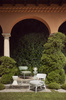 A.I. Lounge Outdoor Fotel Zielony Kremowy Zielony