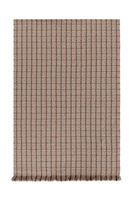 Gan Garden Layers Checks Terracotta Carpet