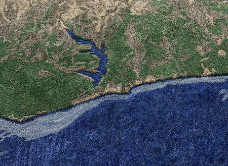 Gan Plastic Rivers Niger Carpet