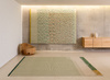 Gan Backstitch Carpet Calm Green