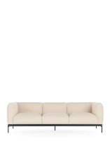 Asia Sofa Three-Seater (Cotone Structure) Biały