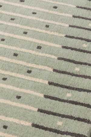 Toulemonde Bochart Exclamation Céladon carpet